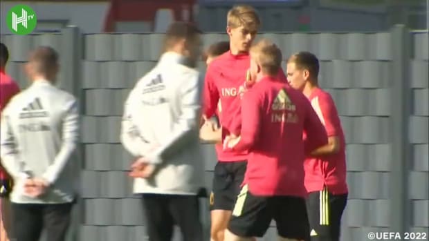 De Bruyne leads Belgium's preparations to face Poland